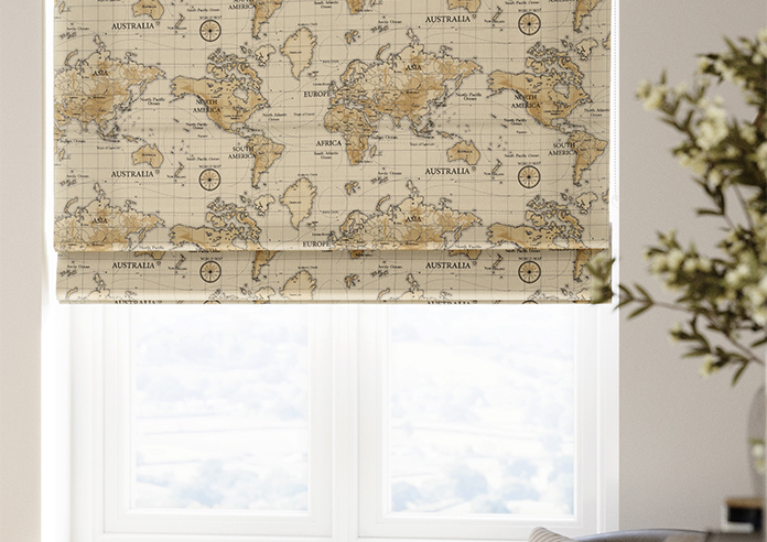 Maps, Multi - Roman Blind - Image 5